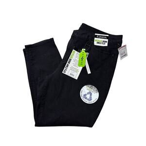 NWT d.Jeans Womens 20W Black Recycled Denim Ankle Pants